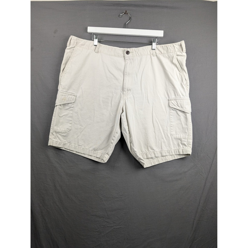 Dockers Mens Khaki Beige‎ Cotton Classic Fit Cargo Shorts Size 44